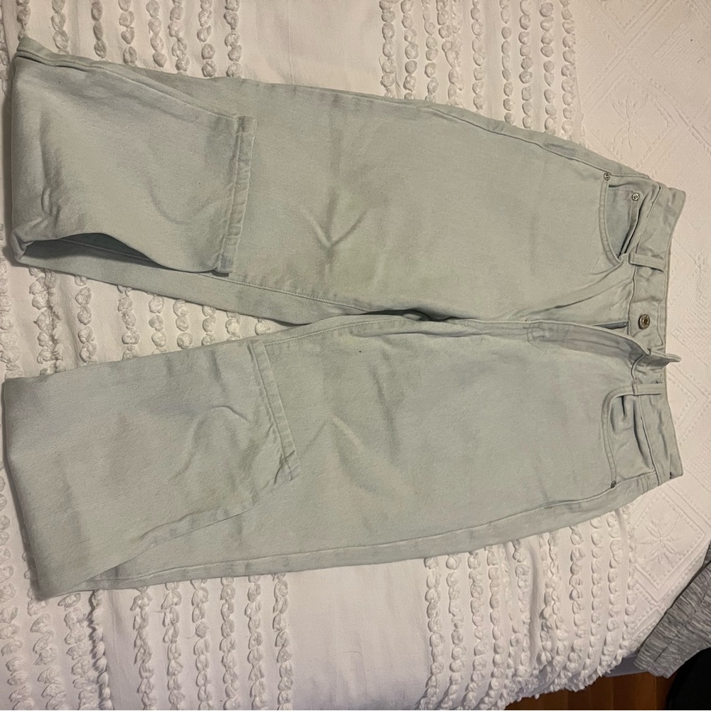 Zara Light Blue Denim Jeans - mom cut